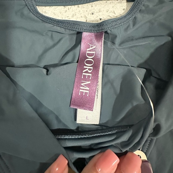 Adore Me Blue lingerie Set NWT - Picture 2 of 3